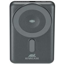 Rivacase Power Bank VA2607, 5000mAh, 15W беспроводная зарядка, 22.5W, 2 кабеля, встроенная подставка, зарядка iWatch