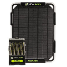 Päikesepaneeliga laadija GUIDE 12 Solar Kit koos Nomad 5 GOALZERO-ga