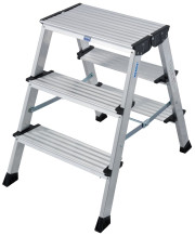 Mājsaimniecības kāpnes MONTO 2x3 pakāpieni 150kg 126030 KRAUSE