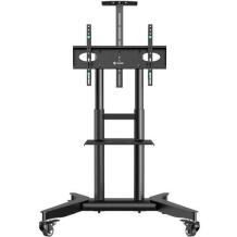 Onkron TV alus TS1571-B, 32-75 tolli, maksimaalne koormus 60 kg, VESA 200x200-600x400 mm, kõrguse reguleerimine 1065-1415 mm