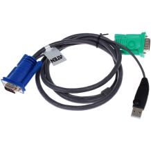Aten 1.2M USB KVM kaabel 3 in 1 SPHD 2L-5201U, 1.2m, 15 pin HD D-Sub isane, 4 pin USB Type A isane