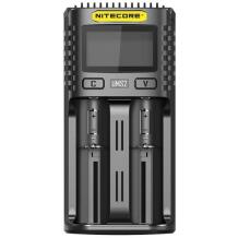 Nitecore Зарядное устройство UMS2 2-слота, 4000mA, 3000mA, ЖК-дисплей, восстановление IMR аккумуляторов