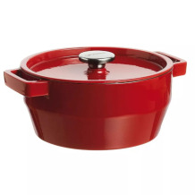 2.2L PYREX round cast iron/Ø20cm/red 33SC5AC20 Pyrex