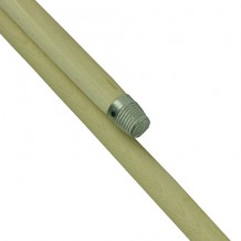 Ручка деревянная с резьбой металлическая Ø24мм, 1200мм