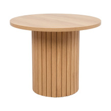 Kafijas galdiņš CINDY D50xH40cm, melamīna ozols 20336