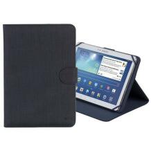 Rivacase чехол для планшета 3317BLACK, 10.1", Folio, Черный, эластичное закрытие, режим подставки, доступ ко всем портам