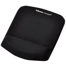 Fellowes hiirepad koos randme toega PlushTouch 9252003, 238 x 184 x 25.4 mm, must, FoamFusion, Microban, libisemisvastane alus