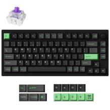 Keychron Клавиатура P1H-M1Z 75% RGB LED, 81 клавиша, 2.4 GHz беспроводная, магнитные переключатели Gateron, 1000 Гц, черная