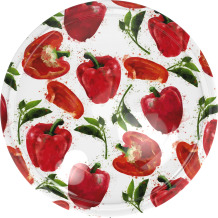 Twist-off vāks BROWIN 136557 Ø82/6 ar papriku zīmējumu, 82 mm, 6 āķi, 10 gab