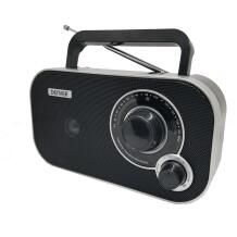 Denver Raadio vastuvõtja TR-51 Black 111101000650, 0.7kg, 138mm, 81mm, 96mm, FM, analoog, väline antenn, AC 230V, aku