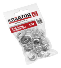 Alumīnija acs 12,5 mm, KREATOR, KRT616110, 25 gab.