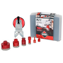 Deimantinių grąžtų karūnų komplektas 6 vnt., PL 6969 RUBI