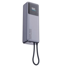 Super jaudas ārējais uzlādes akumulators 165 W 120 W + 45 W 2× USB-C ar LCD displeju Pelēks BHR9361GL Xiaomi