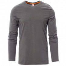 Pelēks (Smoke grey) T-krekls ar garām piedurknēm PINETA, S izm PAYPER