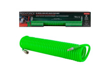 Spiralinis poliuretano žarna ROCKFORCE RF-1208-10Green 12x8 mm, 10 m, 24 bar, -20° iki +60° C