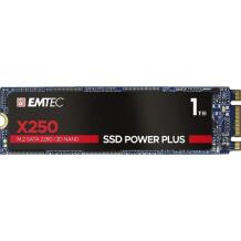 Emtec SSD M2 Sata X250 1TB Power Plus ECSSD1TX250, 1 TB, 520 MB/s, 500 MB/s, SATA III 6 Gb/s, ECC, TRIM, SMART