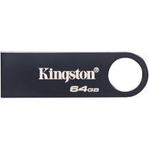 Kingston DataTraveler SE9 G3 KE-U2X64-1AC, 64 GB, USB 3.2 Gen 1, 220 MB/s, 100 MB/s, metalas, tamsiai nikelis