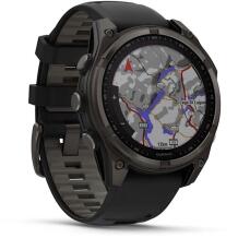 Garmin fenix 8 010-02906-11, 3.3 см, 47 мм, 260 x 260 пикселей, Титан, Wi-Fi, GPS, 80 г, 32 ГБ, 10 АТМ, 21 день