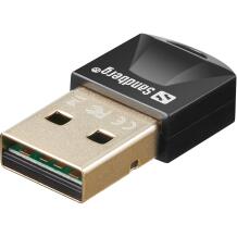 Sandberg Adapteris 134-34, Bluetooth 5.0, USB 2.0, 20m, 3,0 Mbps, 2,4 GHz, A2DP, HSP, keli ryšiai