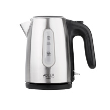 Elektriline veekeetja 1200W 1L roostevabast terasest korpus 360° pöörleva alusega roostevaba teras AD1273 Adler