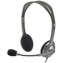 Logitech kõrvaklapid 981-000271, 3.5 mm, 20-20000 Hz, 32 Ω, 2.35 m kaabel, pööratav mikrofon, reguleeritav peapael
