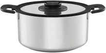 Funkcionālais katls 5L, FISKARS, 1026578, 25.7 cm, nerūsējošais tērauds, ar vāku