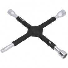 Automobilio ratų užrakto sustiprintas kryžminis veržliaraktis CrV 710500 DRAUMET