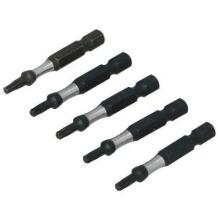 Draumet Lööktoru 1/4 8990293, 50mm, T15, 5tk, S2 teras, 1/4" kuusnurk