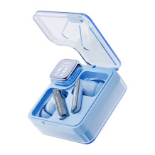 QCY MeloBuds Neo T31 TWS bezvadu austiņas Bluetooth 5.3 10 mm dinamiskie draiveri 4 mikrofoni ar ENC skaidriem zvaniem skārienvadība līdz ~6 st ar vienu uzlādi un līdz ~24 st ar uzlādes futrāli IPX5 ūdens izturība divu ierīču savienojums USB-C uzlāde zils