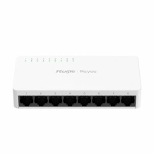 Ruijie Reyee RG-ES08F 8-Portu 10/100Mbps Nevadāms Tīkla Slēdzis Balts
