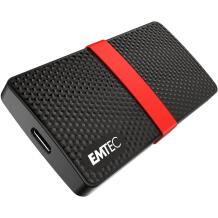 Emtec SSD 3.1 X200 512GB Power Plus, ECSSD512GX200, 512GB, USB-C 3.2 Gen 1 (5Gbps), iki 450 MB/s, suderinamas su Windows ir Mac