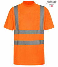 Hi-Vis T-krekls Hvmor, CL2, oranžs, XL, Pesso