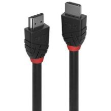 Lindy HDMI kaabel 36771, 1 m, 48 Gbit/s, 8K60Hz, 4:4:4, PVC, must, 2.1, isased ühendused
