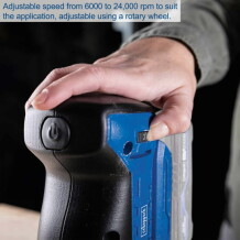 Cordless orbital sander C-OBS125-X, 125 mm, 3000 – 12000 min-1, SCHEPPACH, 5909240900