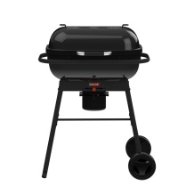 Barbecook Magnus Comfort söegrill õues toidu valmistamiseks 67x43cm kuni 14 inimesele 85x64x110cm BC-CHA-1068 must