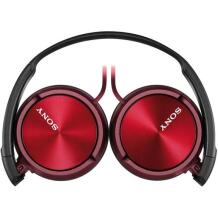 Sony Kõrvaklapid MDR-ZX310 KOOD, 1.2m, 24Ω, dünaamilised, punased, kokkuklapitavad, stereo, 3.5mm