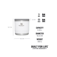 Termoss ēdienu The Adventure To-Go Stanley® 2810837039 0,35 L balts