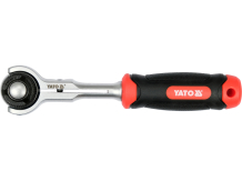 FLEXIBLE RATCHET HANDLE W.ROUND HEAD 1/4 YT-07200 YATO
