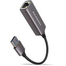 Axagon Tīkla adapteris ADE-TR, 1000 Mbit/s, USB 3.2, Realtek RTL8153, Gigabit Ethernet, Plug and Play, strāvas adapteris