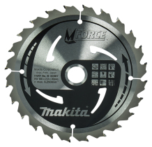 MAKITA T.C.T. B-32007 Zāģripa M-FORCE 165X2X20mm 15° T24