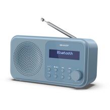 Sharp Tokyo Digitaalne Raadio DR-P420(BL), DAB/DAB+/FM, Bluetooth, 4 x AA, 2 äratuskella, kaasaskantav, sinine