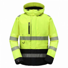 Hi-vis ziemas jaka Montreal, dzeltena/tumši zila, M, Pesso