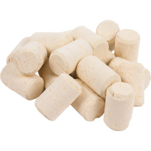 Natūralus kolmuotas tiesus kamštis BROWIN 650120 Ø24/38mm, 20 vnt.