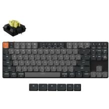 Клавиатура Keychron K1X-A4, 80%, QWERTY, Bluetooth 5.2, USB, 87 клавиш, механическая, LED подсветка, аккумулятор 2000 мАч