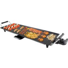Beper Tepanjaki grill 90.386, 1800 W, 70.5x23.5 cm, mehaaniline, mittenakkuv kate, termostaat, rasva kogumise anum
