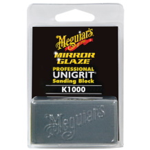 Meguiar's K1000 Mirror Glaze slīpēšanas klucis (1000 grit) – krāsas defektu noņemšanai (6×3×2 cm, USA)