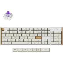 Keychron K10H-Q1, traadita klaviatuur, täissuuruses (100%), RGB LED taustvalgustus, 60 g aktiveerimisjõud, 4000 mAh aku, 2.4 GHz