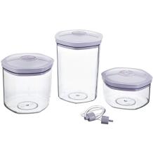 Gastroback vaakumianumate komplekt 46110, 3 tk, 2l, 1.4l, 0.7l, läbipaistev, plastmass, õhukindel säilitamine