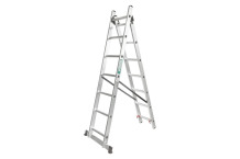 Divu sekciju kāpnes, FORCEKRAFT, FK-BL-E207, 2x7 pakāpieni, max slodze 150 kg, svars 6.2 kg