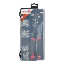 Kniedijimo replės dvipusės KREATOR KRTH62603 265 mm, 2,4-4,8 mm, 120 vnt